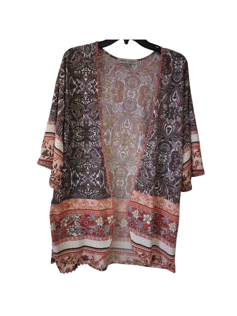 Absolutely Famous Duster Short Sleeve Medium
